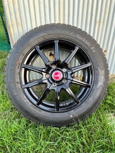 値下げ！バリ山　205/60/16 スタッドレスタイヤアルミセット4本