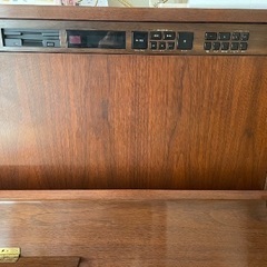 YAMAHA/ヤマハ 自動演奏機能付き ピアノ 木目 3本ペダル MX303の画像