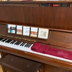 YAMAHA/ヤマハ 自動演奏機能付き ピアノ 木目 3本ペダル MX303の画像