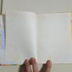 日記帳（本風）ﾕﾆｺｰﾝ、月の画像