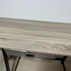 パソコンデスク　PC机　収納付きの画像