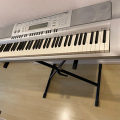 スタンド付　CASIO 電子キーボード タッチレスポンス