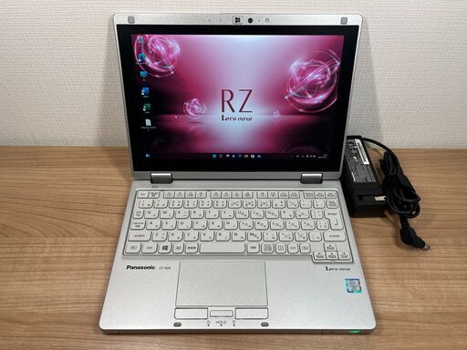 美品・Sim搭載・買い得＞08109　超軽量 Panasonic CF-RZ6８GB/SSD256 /i5 タッチパネル　office Win11