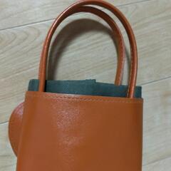 【無料】エコバック　折りたたみ　(ほぼ未使用)の画像