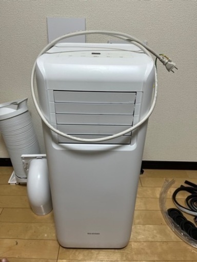アイリスオーヤマ ポータブル クーラー エアコン 冷風機 7畳 2021年モデル 除湿 換気 内部洗浄機能 IPA-2221G-W【工事不要】 【除湿機能搭載】