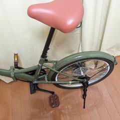 【取引済】20インチ折りたたみ自転車  変速付きの画像