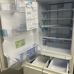 【店頭お渡し】 値下しました！　未使用訳あり　22年製　シャープ5ドア412L　スリム幅60㌢　どっちもドアの画像