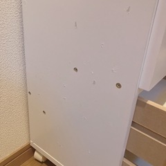 【きまりました！】キャスター付き サイドチェストドレッサーの画像