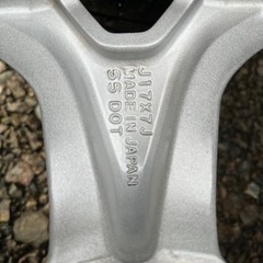 スバルxv 後期　純正ホイール　17インチの画像