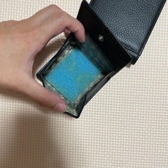 【未使用】二つ折り財布＆小銭入れ黒の画像