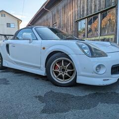 ZZW30　MR-S 5MT テイン車高調　レイズ製ホイール　フルバケ