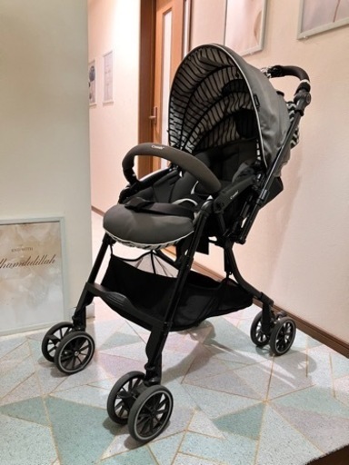 PayPay可！A型ベビーカー両対面式 combi スゴカルエアーコンパクト エッグショック搭載