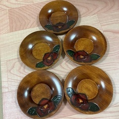 津軽　菓子盆と菓子皿の画像