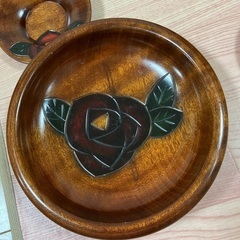 津軽　菓子盆と菓子皿の画像