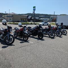  バイクいじり。ゆるいツーリング  - 友達