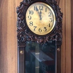 振り子時計（アンティーク）（取引き中）の画像