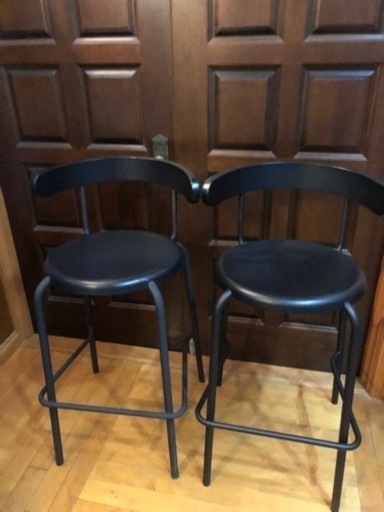 【届けます】カウンターチェア　ハイチェア　2個