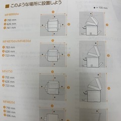 Canonプリンター　satera MF4830dの画像