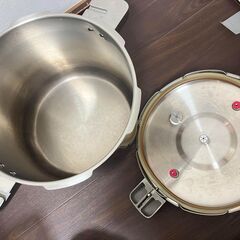 中古　ワンダーシェフ　圧力鍋　15L　IH２００V対応　ステンレス　業務用の画像