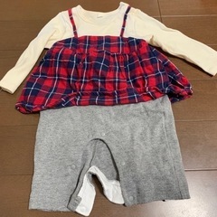 女の子 ロンパース 長袖