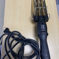 3連ヘアアイロン　コテ　波巻き　波ウェーブの画像