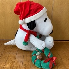 ＊SNOOPYサンタ  ぬいぐるみ ／ 中古 ＊の画像
