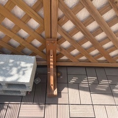 ラティスフェンス　2枚の画像