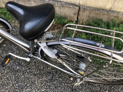 中古自転車】ブリヂストン27インチ アルベルトロイヤル (シルバー)の 