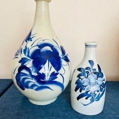 砥部焼 / 牡丹徳利 / 花瓶 / 陶芸 / 工芸品 / 焼物 ...