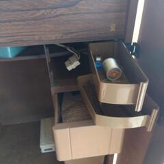 レトロ　アンティーク　ミシンテーブルの画像