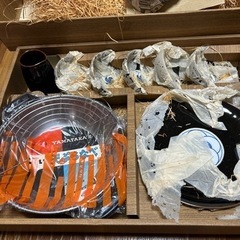 天ぷら鍋＆皿セット  揚げ物パーティー