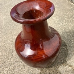 No.243　木彫の花器の画像