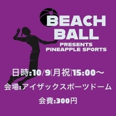 【ビーチボールはじめませんか？】初心者歓迎！楽しみたい人集合！