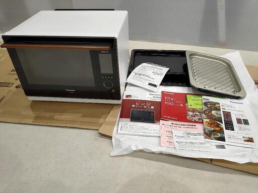 【美品】1260☆Panasonic　三つ星 ビストロ　スチームオーブンレンジ　NE-BS1600 ホワイト Bistro カラー液晶 2019年製 ☆