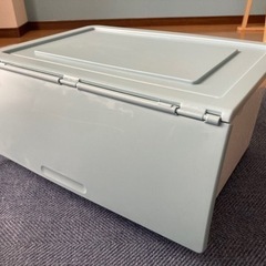 ニトリ　Nフラッテ　収納ケース　レギュラー　ブルー