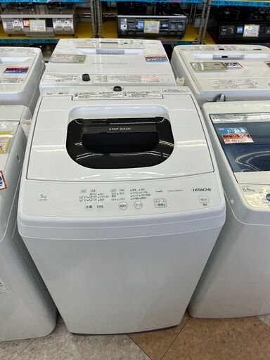 HITACH/日立/5.0Kg洗濯機/2021年式/NW-50G403