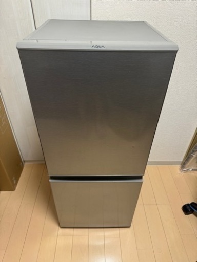 冷蔵庫 AQR-13H-S ブラッシュシルバー 2ドア 右開き 126L