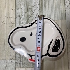 スヌーピーお皿の画像