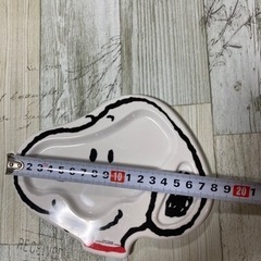 スヌーピーお皿の画像