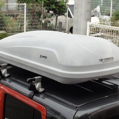 inno ルーフボックス BR764 白 中古 左開き ルーフBOX 小型車、軽自動車用