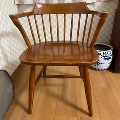 キツツキ　飛騨産業　 木製デスクと椅子セット 飛騨産業 キツツキ ダイニングセット テーブル 椅子