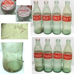 昭和レトロ 当時物 1リットル 1000ml 空き瓶 12本セット コカ・コーラ スプライト キリンレモン オレンジエード 80年代 ガラス ☆ PayPay(ペイペイ)決済可能 ☆ 札幌市 豊平区 平岸の画像
