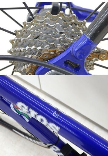 北海道 千歳市/恵庭市 要タイヤ交換 GIOS/ジオス ロードバイク BALENO 2×9速 700×23C 520mm SHIMANO WH-R550 NITTO M186 STI バレーノ 自転車