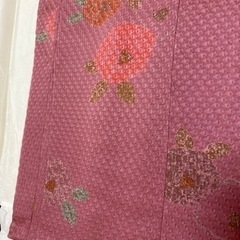 着物コート　薄ピンク道行きコートの画像