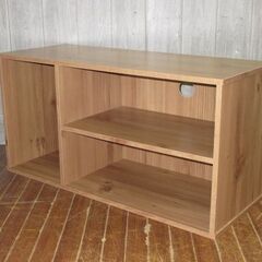 stp-2022　ローボード　ブラウン系　幅73.5　テレビ台　テレビボード　 TV台　リビングボード　テレビラック　リビング収納　ゲーム収納　シンプルの画像