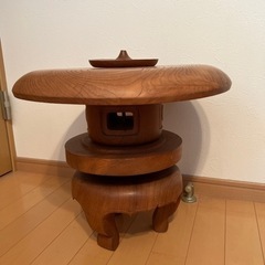 木製　灯篭　とうろう