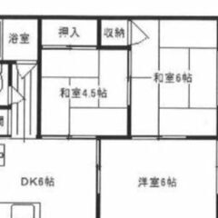 💙💙敷礼０😍《3DK》加須市🐻加須駅 から徒歩14分！ペット可能...