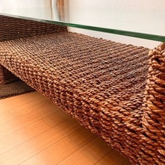 アジアン バリリゾート テーブル ヒヤシンス カフェやご家庭にの画像