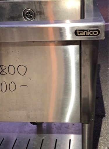 ⭐︎中古品　タニコ　2槽シンク　1200×600×800mm  厨房用品⭐︎   