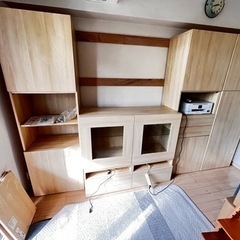 IKEA 壁面収納４個、TVボード